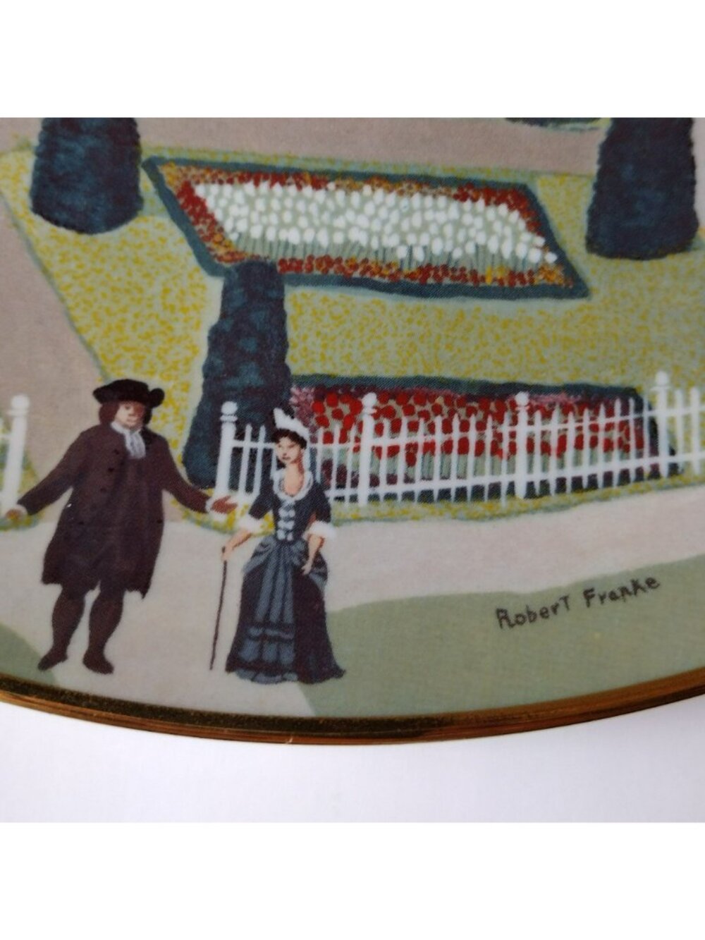 Ridgewood Colonial Heritage Plate, Americana, Bicentennial, Pennsbury Manor, 70s - Picture 5 of 6